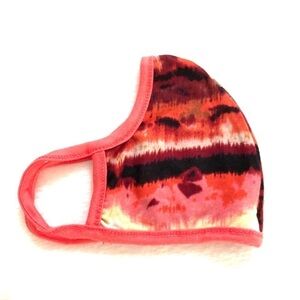🔴 5 for $10 ONE Abstract Design Red & Black Face Mask